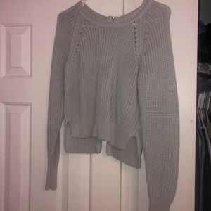 H&M Zip-Back Cropped Sweater